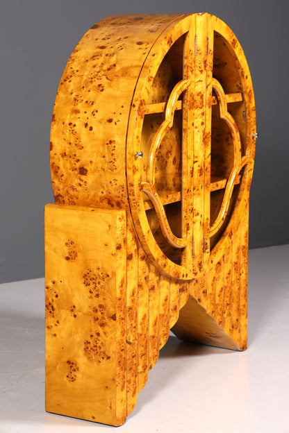 Vitrine impressionnante de style Art déco, bibliothèque, étagère de rangement pour livres, meuble vitré