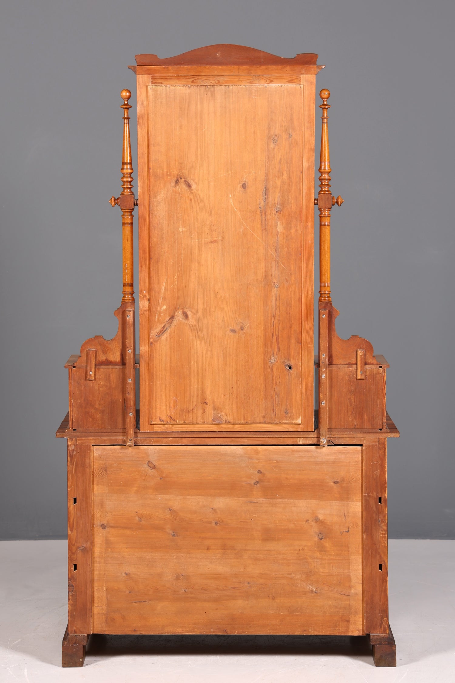 Magnifique buffet ancien Art Nouveau avec miroir, commode d&