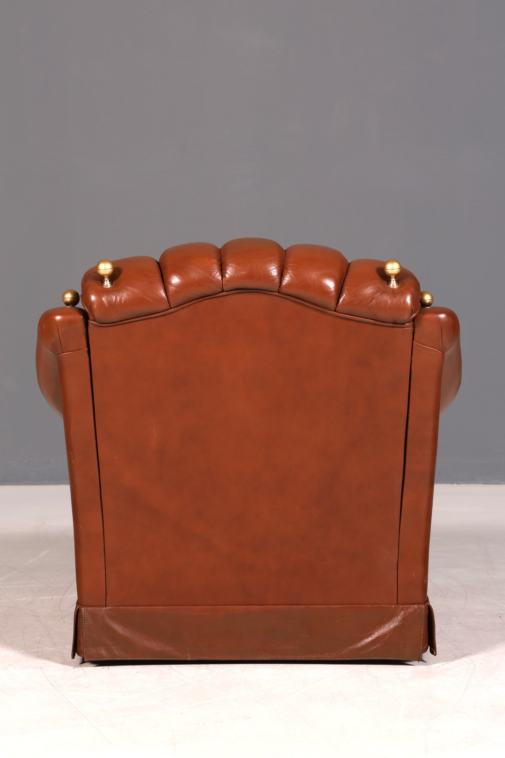 Stilvoller Original Chesterfield Sessel Englischer Armlehnsessel Englisch Herrensessel 2 von 2