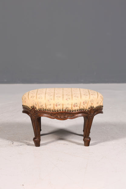 Magnifique tabouret Chippendale, style baroque antique, repose-pieds, tabouret