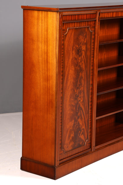 Wunderschönes Heldense Bücherregal Mahagoni Englisch Regal Bookshelf Buchablage Antik Vintage