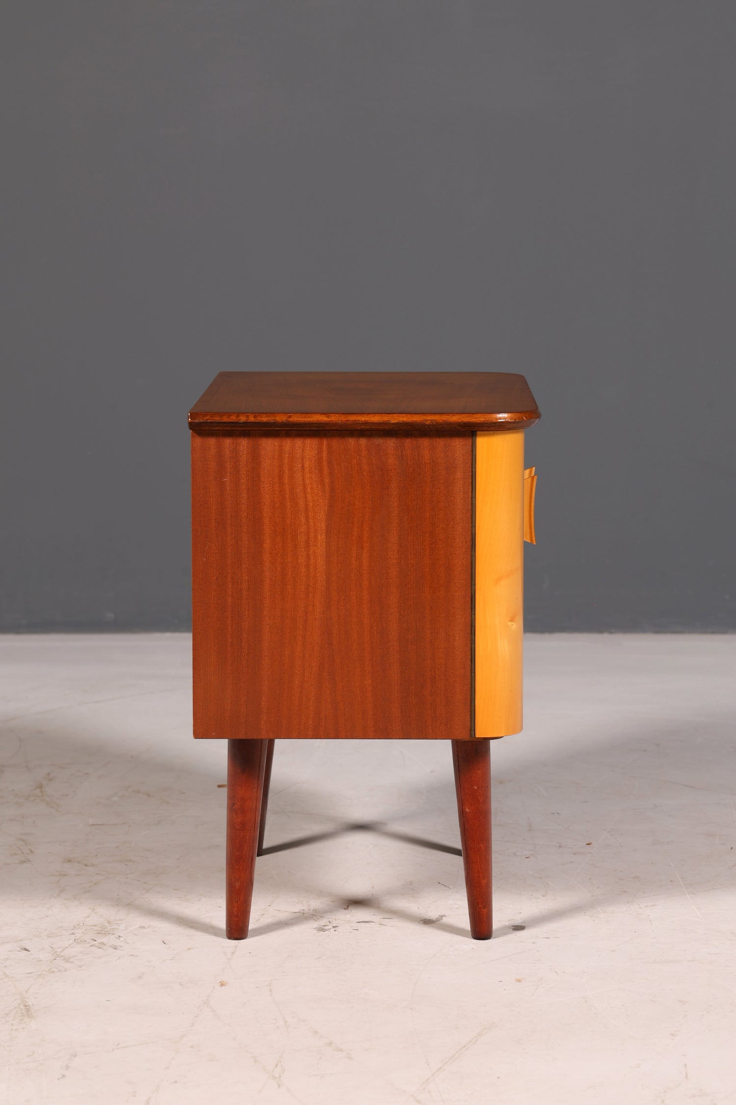 Wunderschöne Mid Century Kommode Vintage Nachttisch 60er Beistellkommode Retro echt Holz