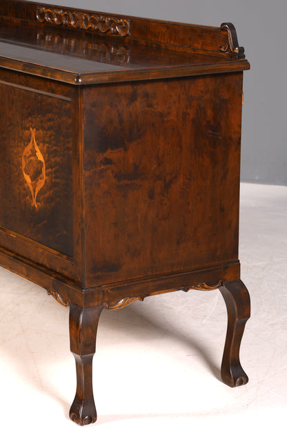 Traumhaftes Chippendale Sideboard Kommode Barock Stil echt Holz TV Schrank