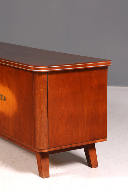 Wunderschönes Mid Century Sideboard Vintage Longboard TV Kommode Schrank Vintage Lowboard 60s Holz