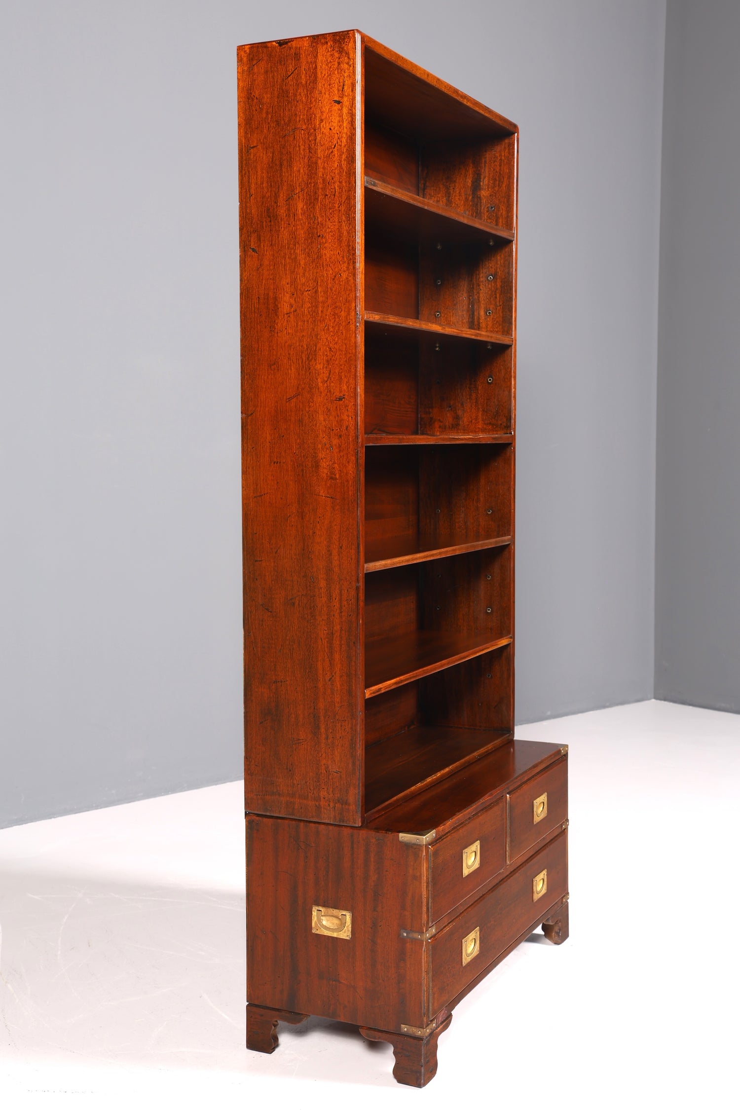 Belle étagère à thème nautique, bibliothèque anglaise, étagère en bois véritable, 1 sur 2