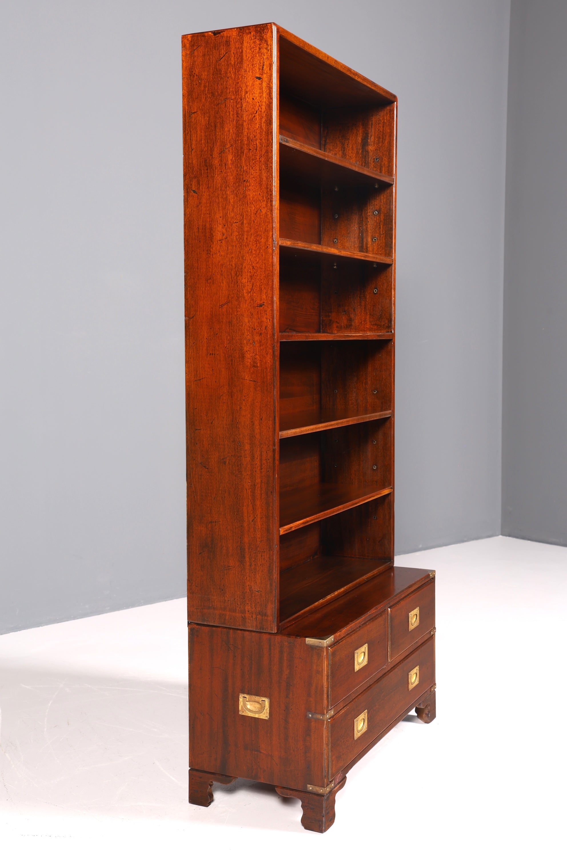 Belle étagère à thème nautique, bibliothèque anglaise, étagère en bois véritable, 1 sur 2