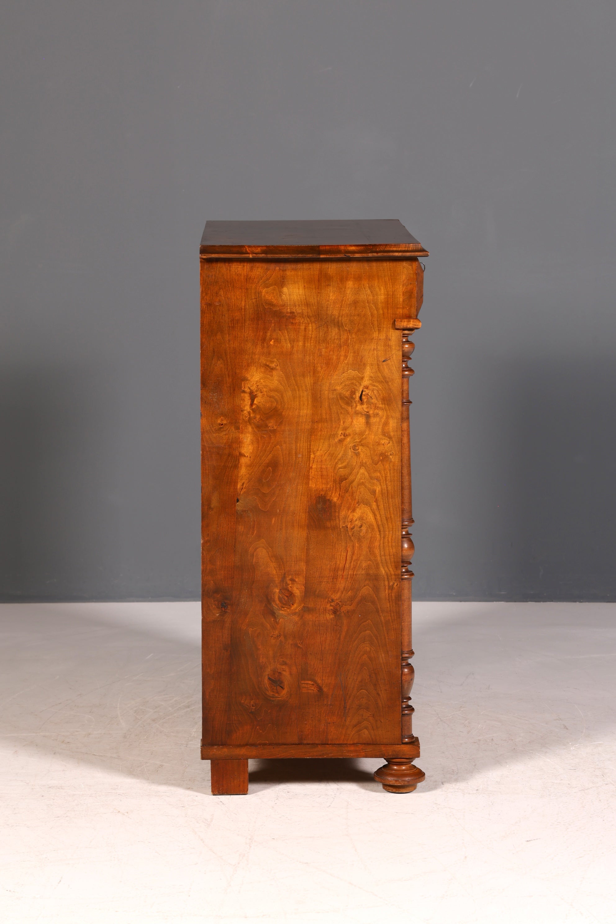 G020 Finish cm Wunderschöne Gründerzeit Kommode Jugendstil Vertiko Schubladenkommode Antik Wäschekommode