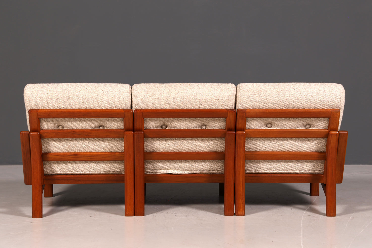 Wunderschönes Mid Century 3er Sofa Retro Couch Danish Design Polstersofa Vintage Canapé