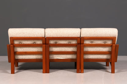 Wunderschönes Mid Century 3er Sofa Retro Couch Danish Design Polstersofa Vintage Canapé