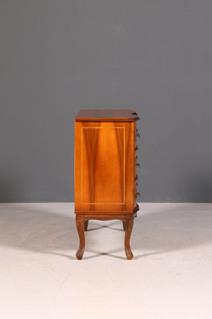 G023 Finish cm Traumhafte Kommode im Barock Stil Sideboard Intarsien echt Holz Schubladenkommode