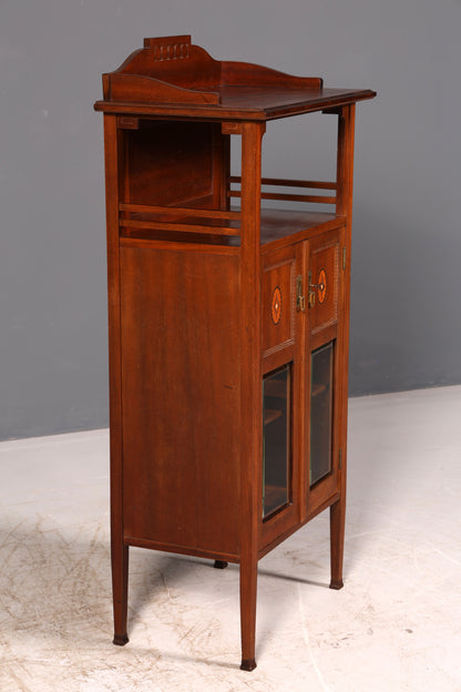 Traumhafte Jugendstil Vitrine Bücherschrank Glasvitrine Geschirrschrank Vitrinenschrank Schrank Antik