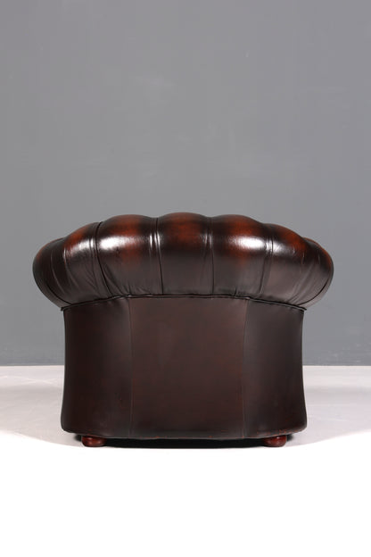 Wunderschöner Original Chesterfield Centurion Sessel Englischer Armlehnsessel Englisch Herrensessel