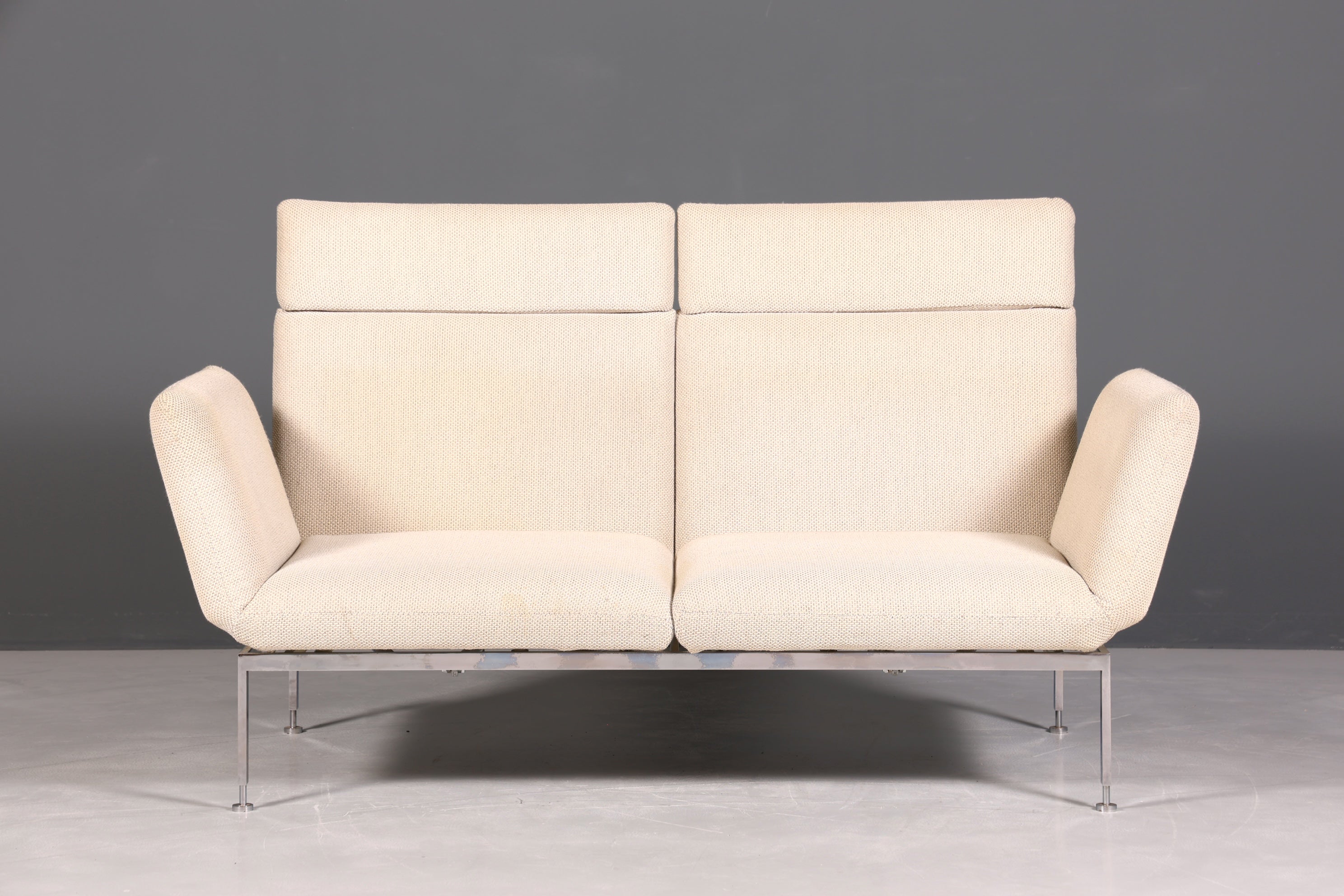 Magnifique canapé design Brühl Roro, canapé 2 places convertible, dessiné par Roland Meyer-Brühl, lit d&