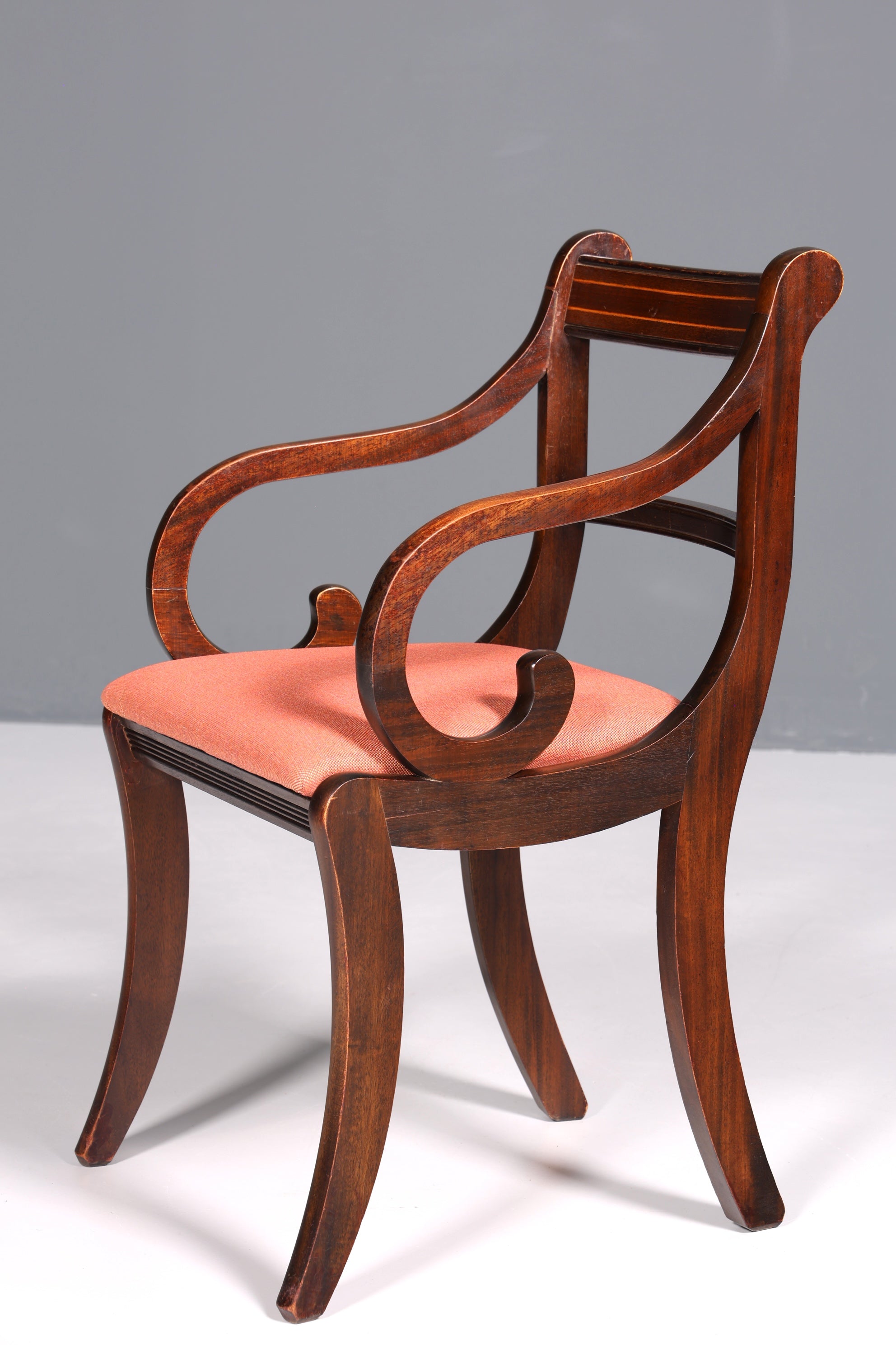 F181 Finish Wunderschöner Englischer Stuhl UK Küchenstuhl Antik Stil Sekretär Stuhl Polsterstuhl