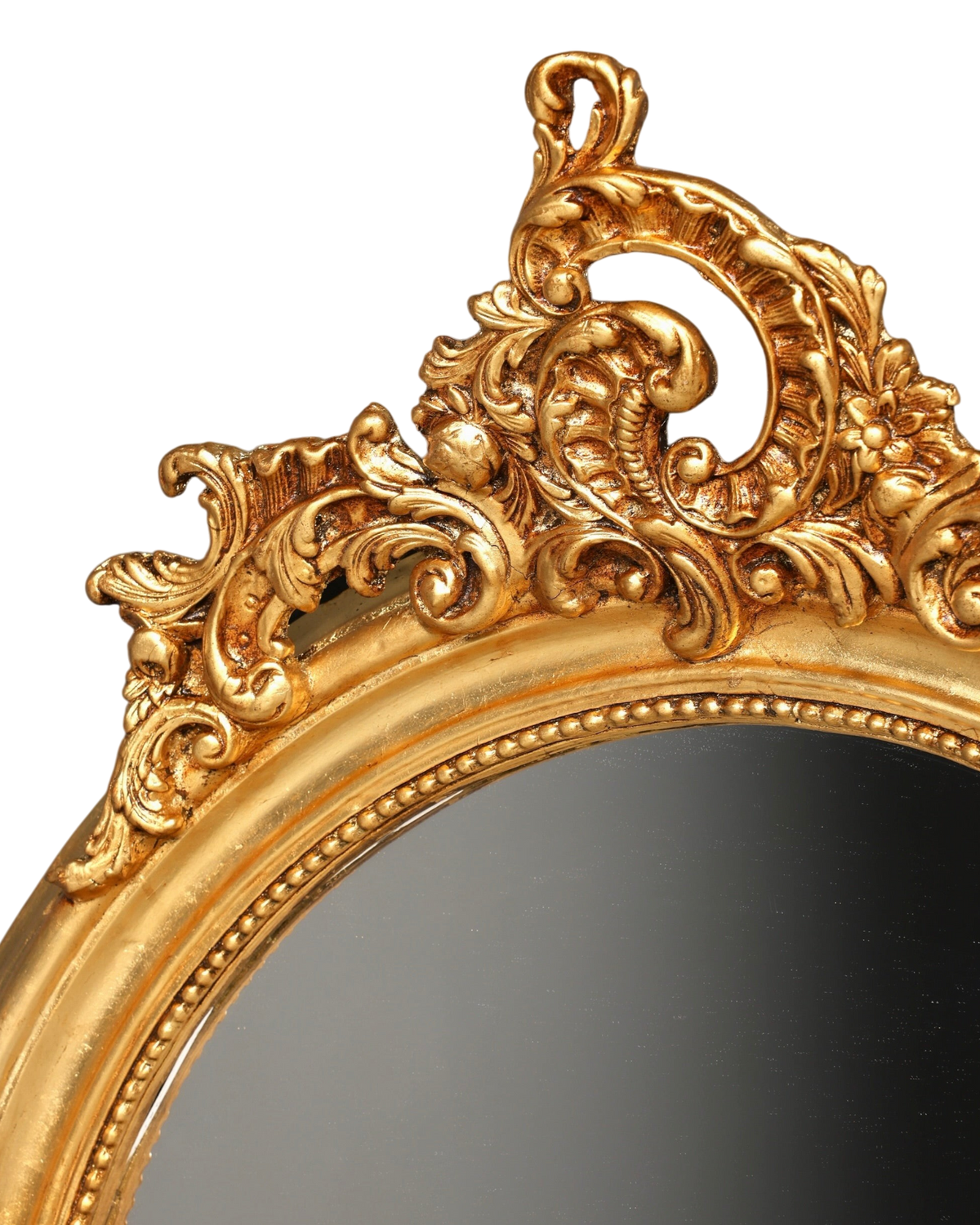 Stilvoller Prunk Barock Stil Standspiegel Antik Stil Ornament Flurspiegel Gold Spiegel