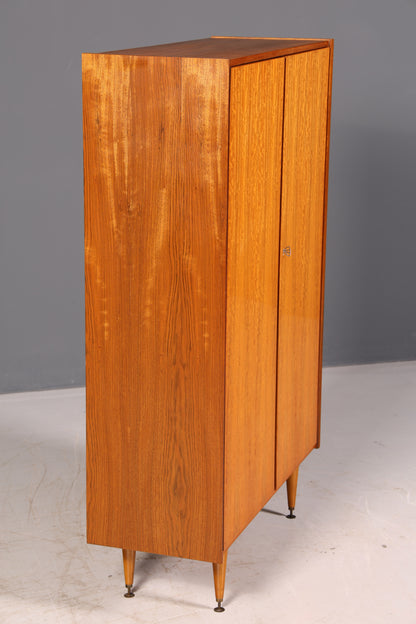 Traumhafter Mid Century Kleiderschrank Vintage Schrank Retro Wäscheschrank 60er Echt Holz