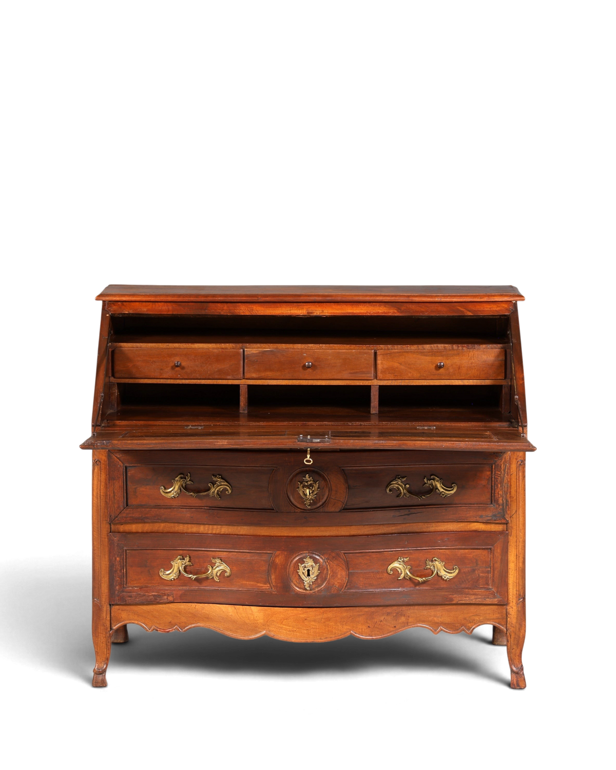 Beeindruckender Barock Sekretär Biedermeier Kommode um 1810 Louis Seize Schreibkommode Büroschrank