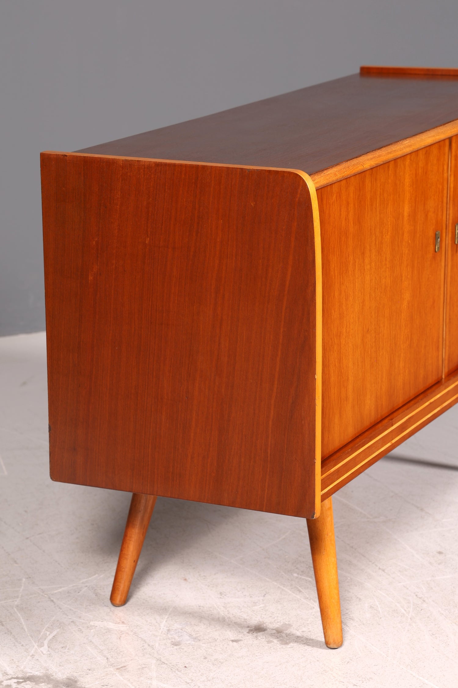 Wunderschöner Mid Century Schrank Vintage Sideboard Retro Flur Kommode 60s Holz