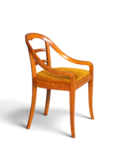 Fauteuil Art nouveau de rêve, fauteuil de secrétaire ancien, chaise de salle à manger, chaise de cuisine, fauteuil rembourré, chaise en bois vintage  