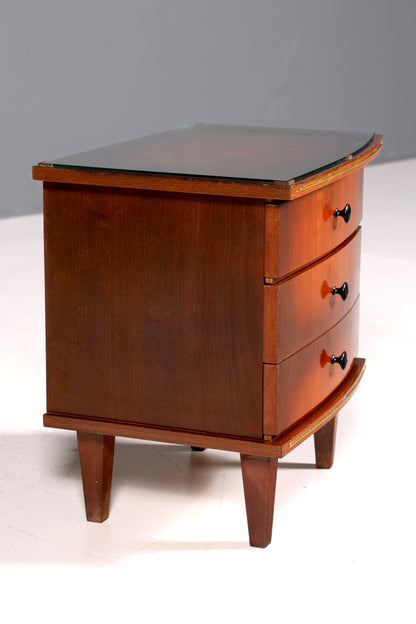 Wunderschöne Mid Century Kommode Vintage Nachttisch 60s Schubladenkommode 1 von 2