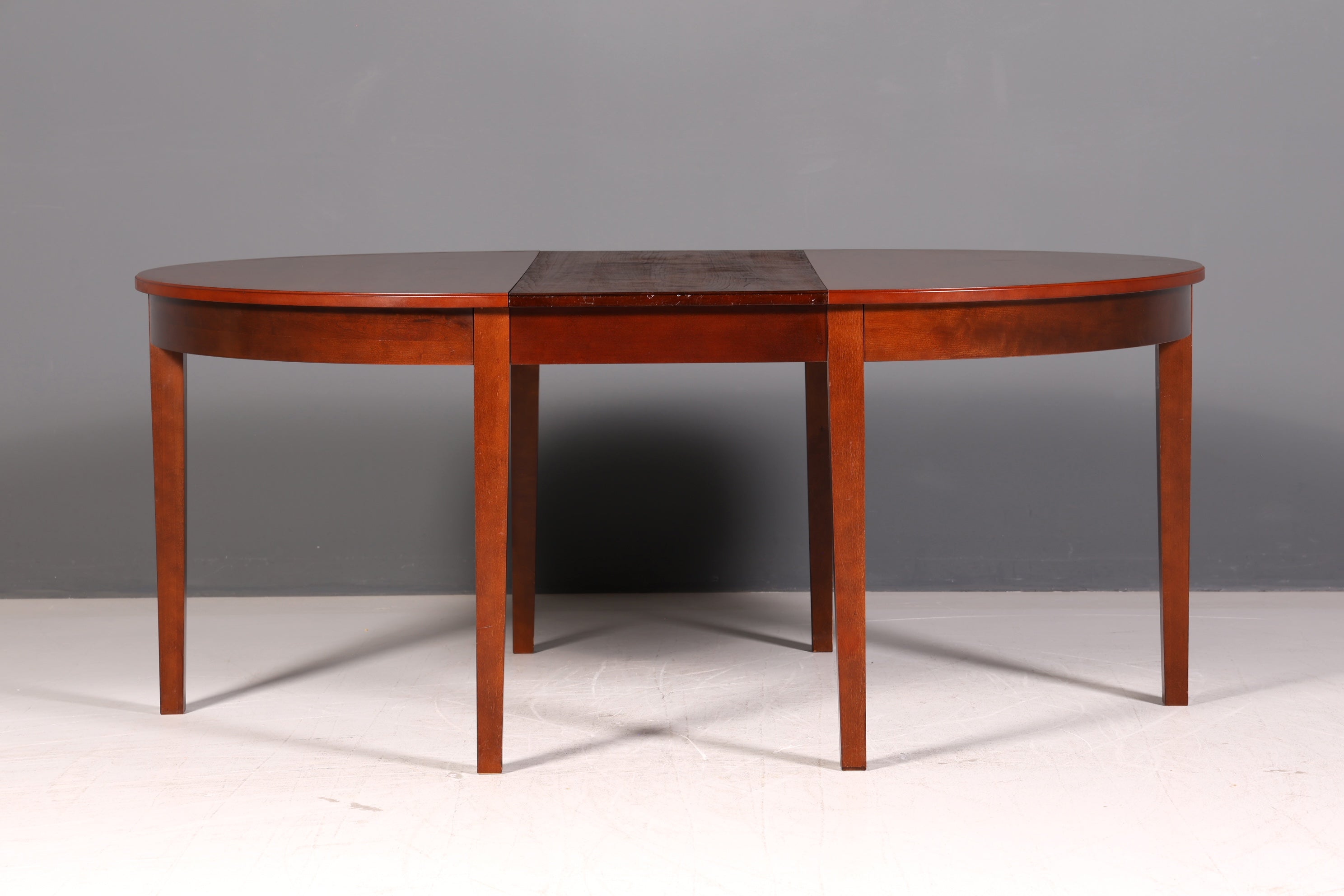 Traumhafter Mid Century Esstisch rund ausziehbar Vintage Küchentisch Esszimmertisch Rundtisch Holz
