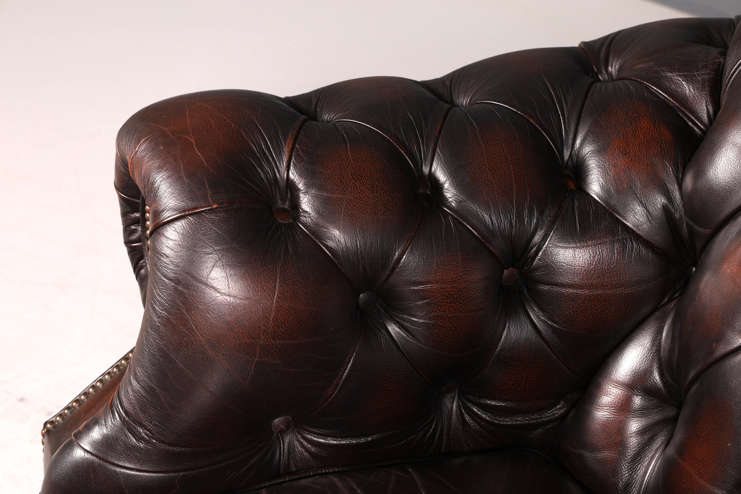 Edler Original Chesterfield Centurion Sessel Braun Echt Leder Englischer Armlehnsessel Herrensessel UK 1 von 2