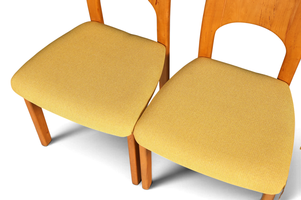 6x Schlichte Mid Century Stühle Retro Stuhlset von Holstebro Møbelfabrik Danish Design Küchenstühle Esszimmer Stühle