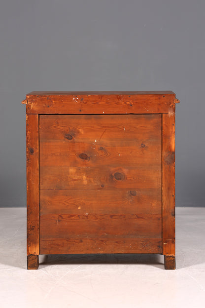 Stilvolle Louis Philippe Kommode Biedermeier Schubladen Kommode Antik Wäschekommode