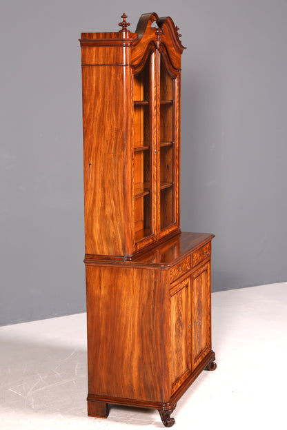G405 Finish cm Traumhafte Louis Philippe Vitrine Antik Biedermeier Schrank echt Holz um 1880 (Kopie)