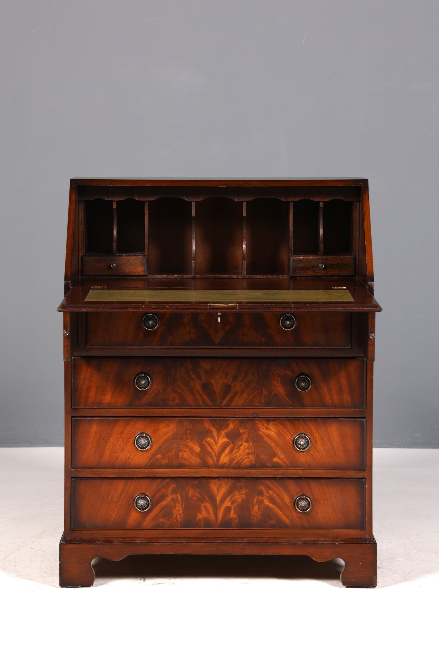 Magnifique secrétaire anglais avec plateau d&