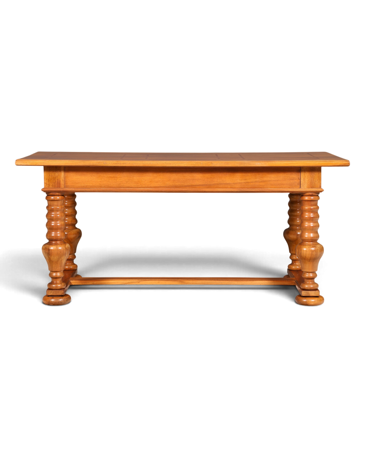 Hauptstadt Möblerei Esstisch aus massivem Holz mit gedrechselten Beinen und klassischem Design