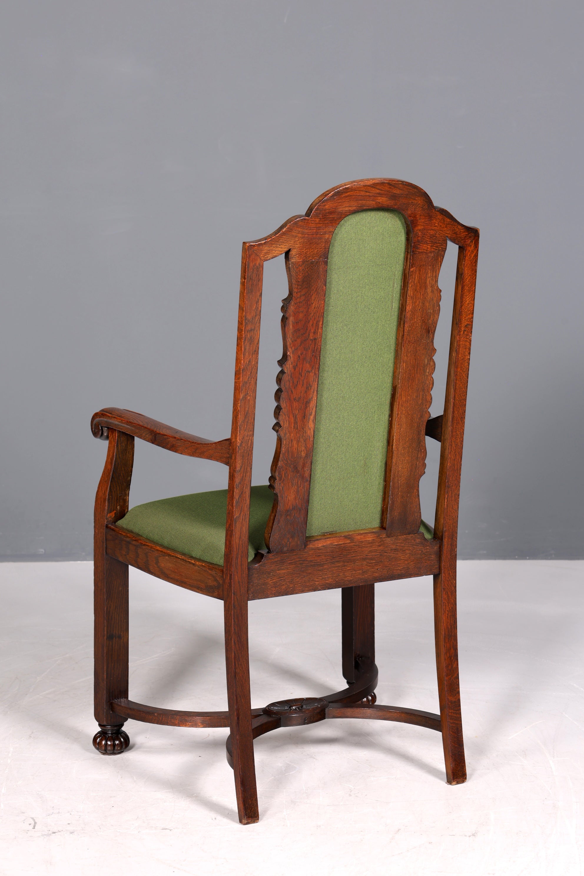 Magnifique fauteuil néo-Renaissance, style Gründerzeit, style Art nouveau, bureau de gentleman, chaise secrétaire en chêne, antiquité, vers 1910