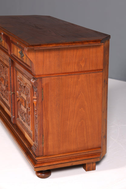 Wunderschöner Gründerzeit Sideboard Antik Nussbaum Schrank Kommode um 1890