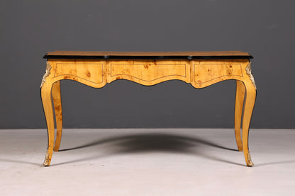 Wunderschöner Louis XV Stil Schreibtisch French Office Desk Antik Stil Bürotisch Massivholz