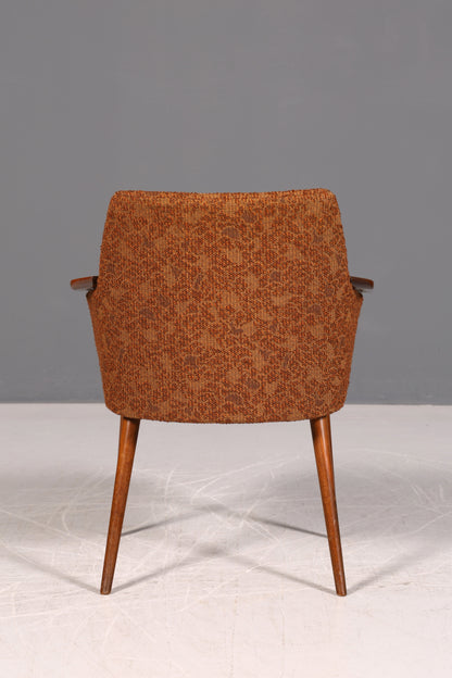 Wunderschöner Mid Century Stuhl Retro Armlehnstuhl Cocktailstuhl Küchenstuhl Sekretär Stuhl 1 von 4