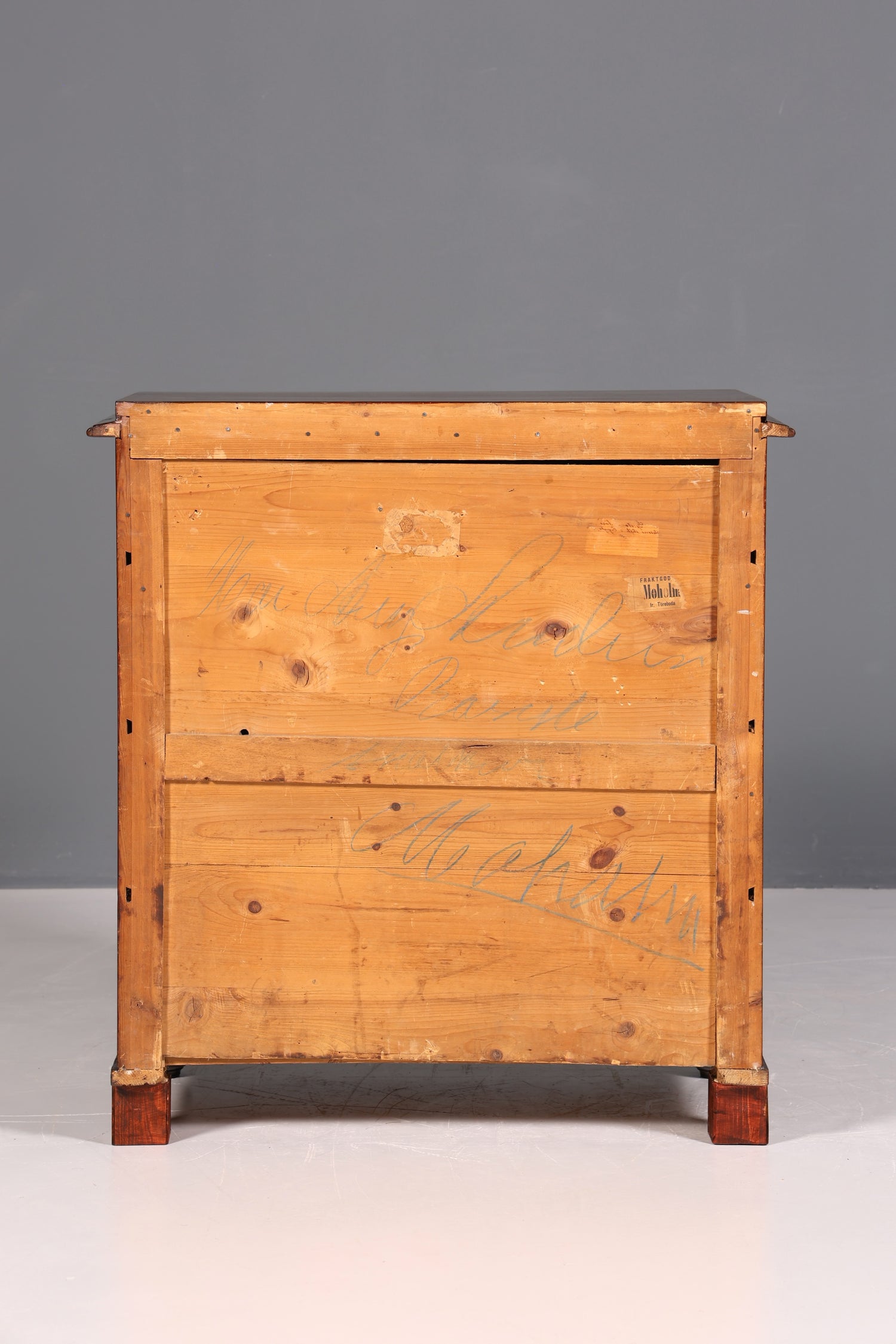 Wunderschöne Gründerzeit Kommode Louis Philippe Nussbaum Schubladenkommode um 1880