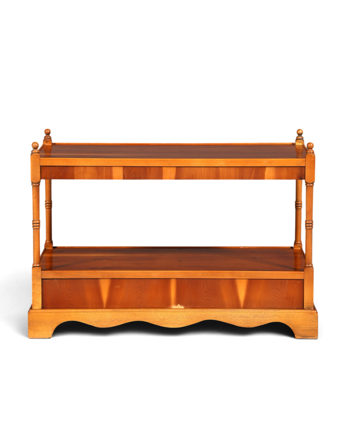 Wunderschöner Englischer Couchtisch Regency Stil Antik Ablagetisch Beistelltisch Schubladen Holz