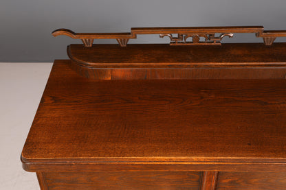 Traumhafter Jugendstil Schrank Eiche Antik Sideboard Buffet Anrichte Kommode