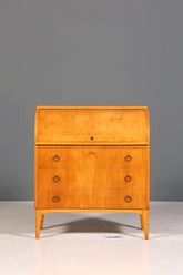 Wunderschöner Mid Century Rollladen Sekretär echt Holz Büro Schrank Vintage Schreibkommode 60s