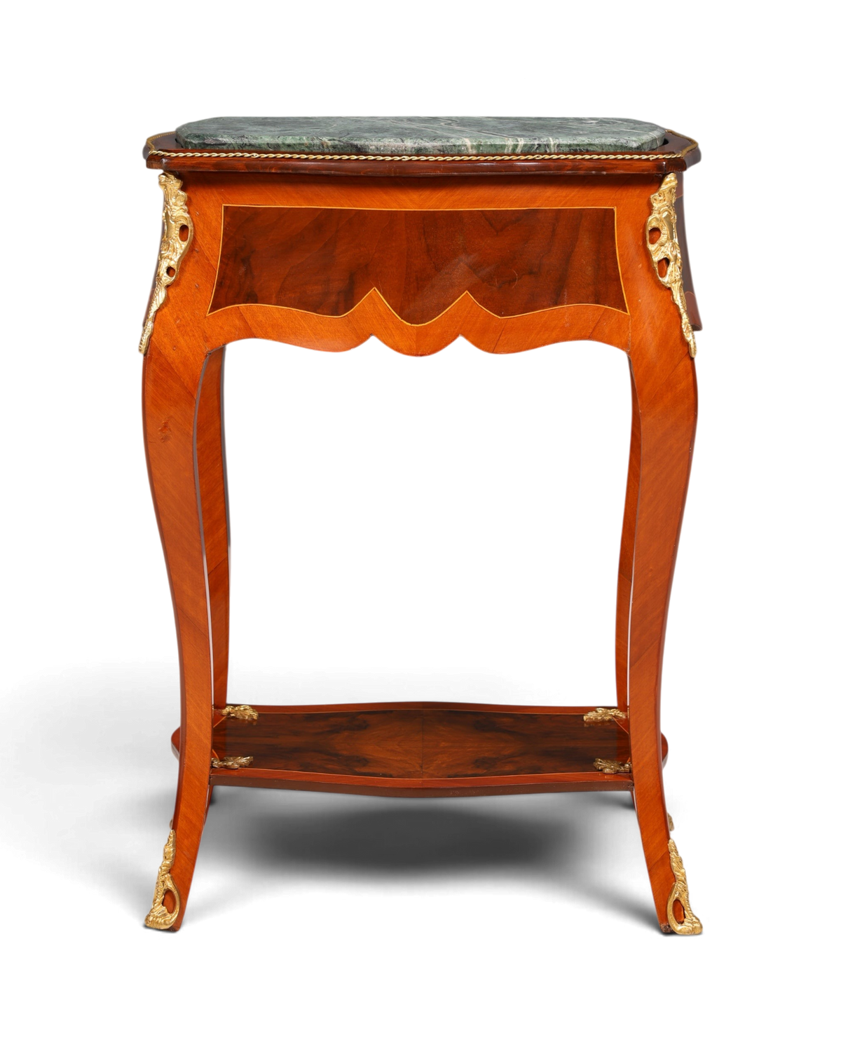 Traumhafter Louis XV Beistelltisch Barock Stil Ablagetisch Marmor Kommode Telefontisch
