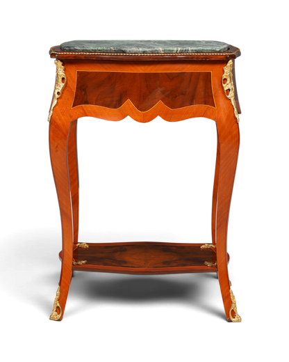 Traumhafter Louis XV Beistelltisch Barock Stil Ablagetisch Marmor Kommode Telefontisch