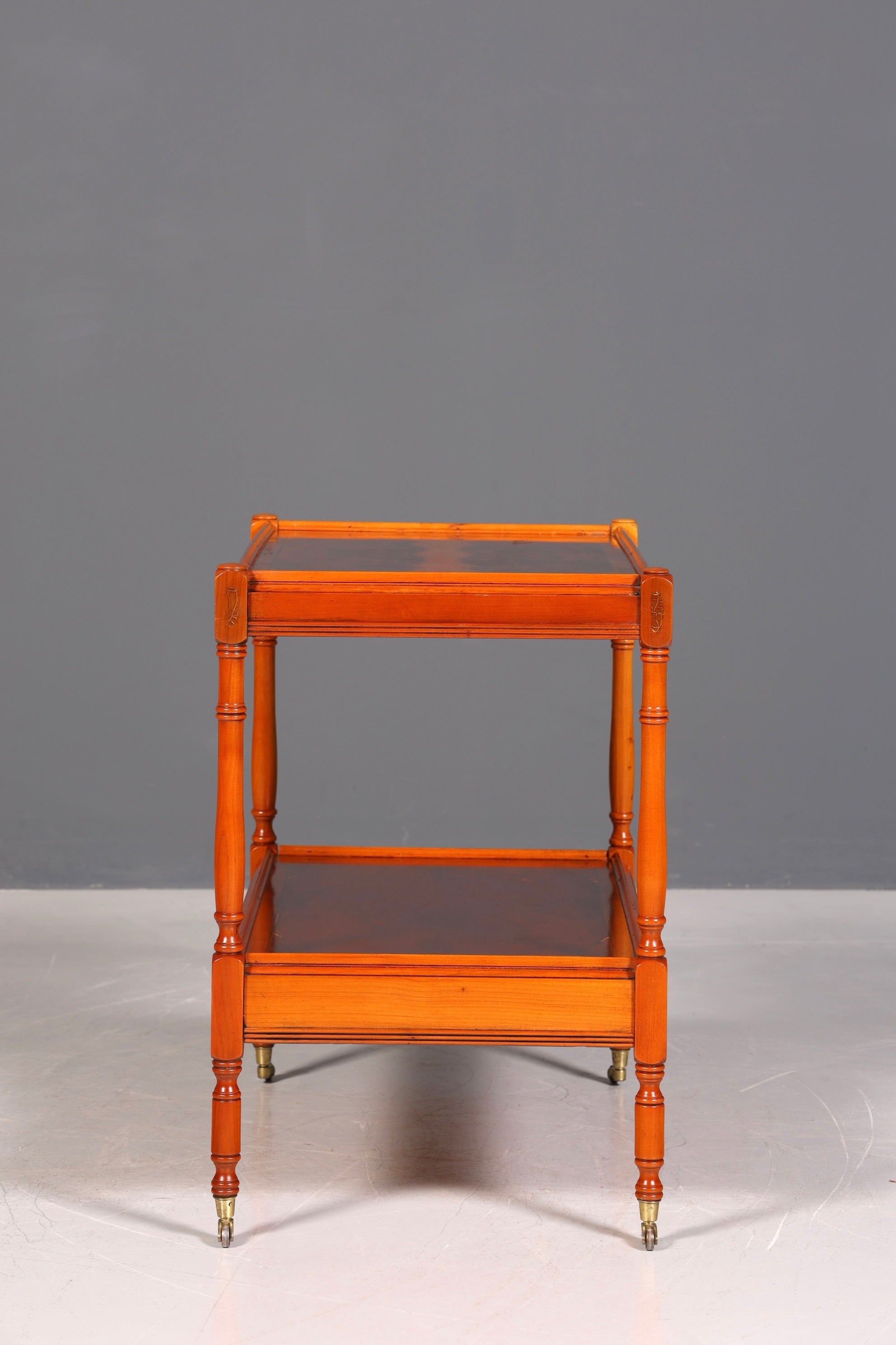 Chariot de service anglais de style antique, style antique, chariot de bar, chariot à thé, table d&