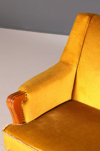 G059 Finish Wunderschönes Chippendale Sofa Antik Barock Stil Wiener Geflecht Couch 3-Sitzer Canapé