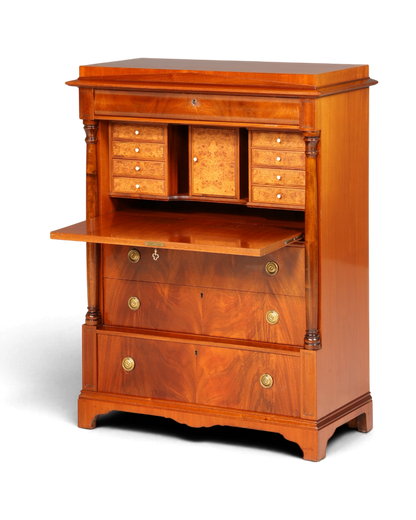 Wunderschöner Original Biedermeier Sekretär um 1860 Englisch Kommode Antik Bürokommode