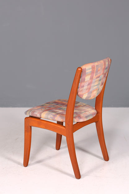 Chaise simple de style Mid-Century, chaise de salle à manger rétro, chaise de cuisine design danois, chaise de secrétaire en teck, 1 sur 2