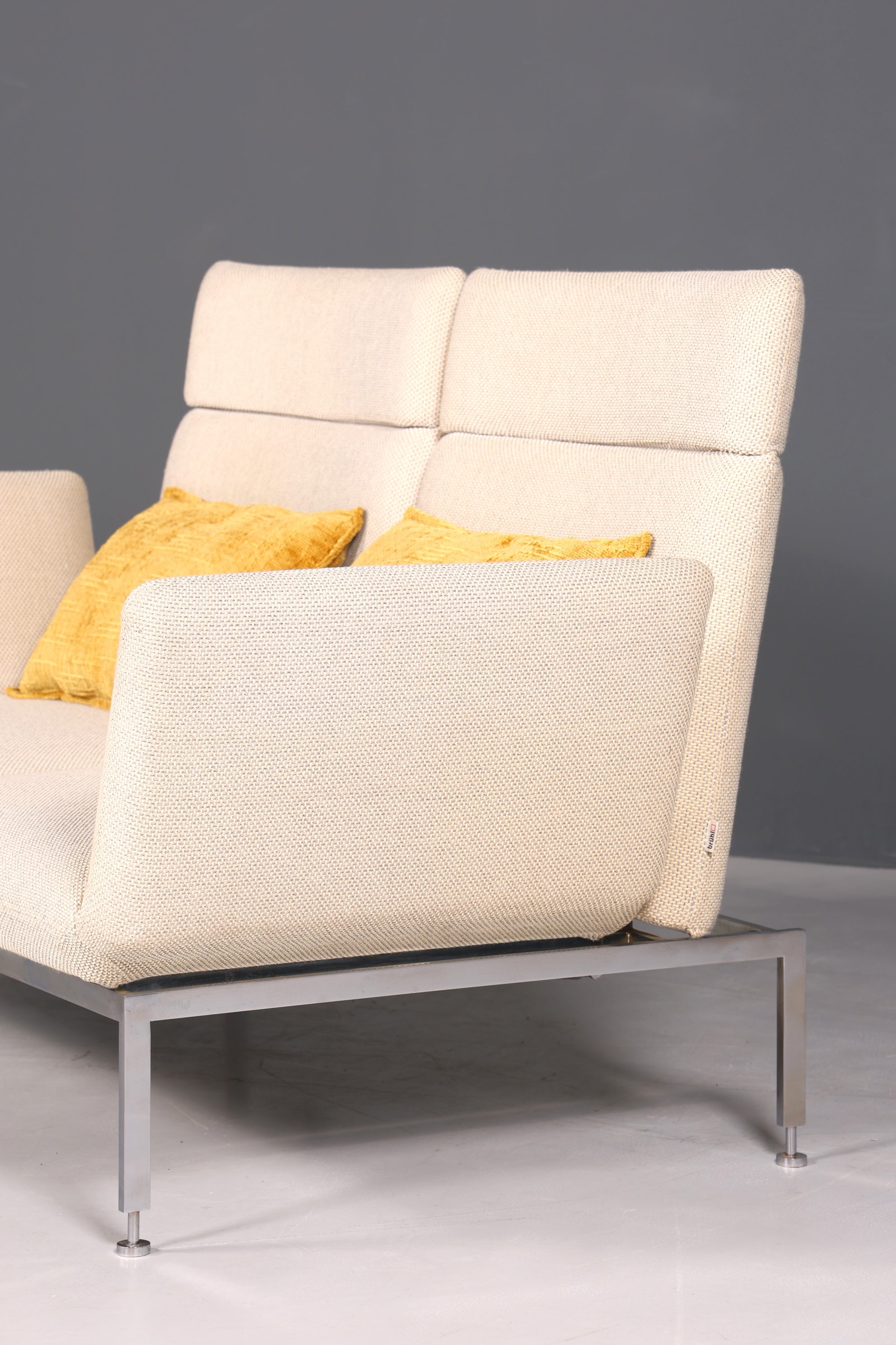 Magnifique canapé design Brühl Roro, canapé 2 places convertible, dessiné par Roland Meyer-Brühl, lit d&