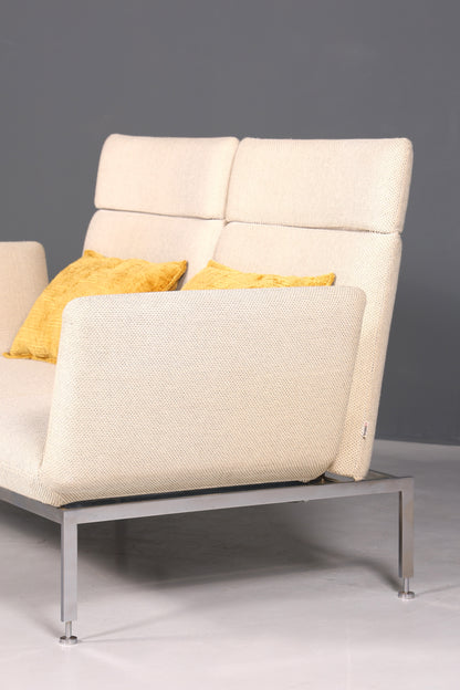 Magnifique canapé design Brühl Roro, canapé 2 places convertible, dessiné par Roland Meyer-Brühl, lit d&