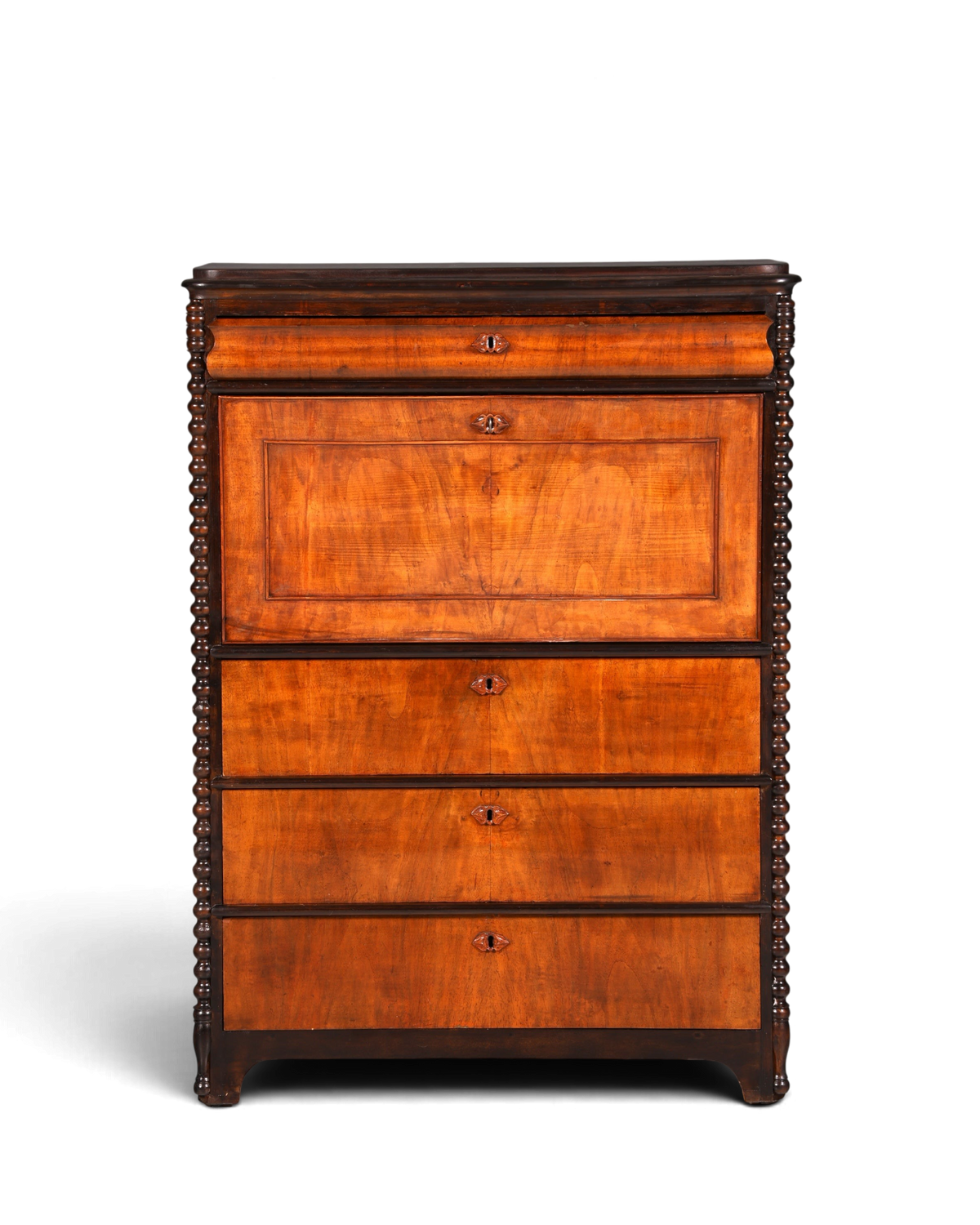 Traumhafter Louis Philippe Sekretär Vertiko Biedermeier Kommode Schubladenkommode