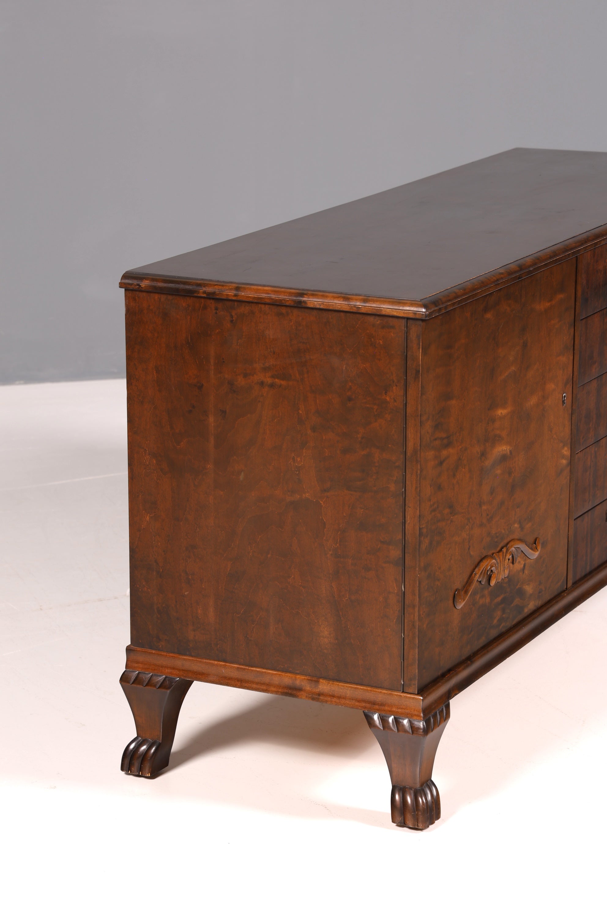 Wunderschönes Original Art Deco Sideboard Antik Schrank TV Kommode um 1930