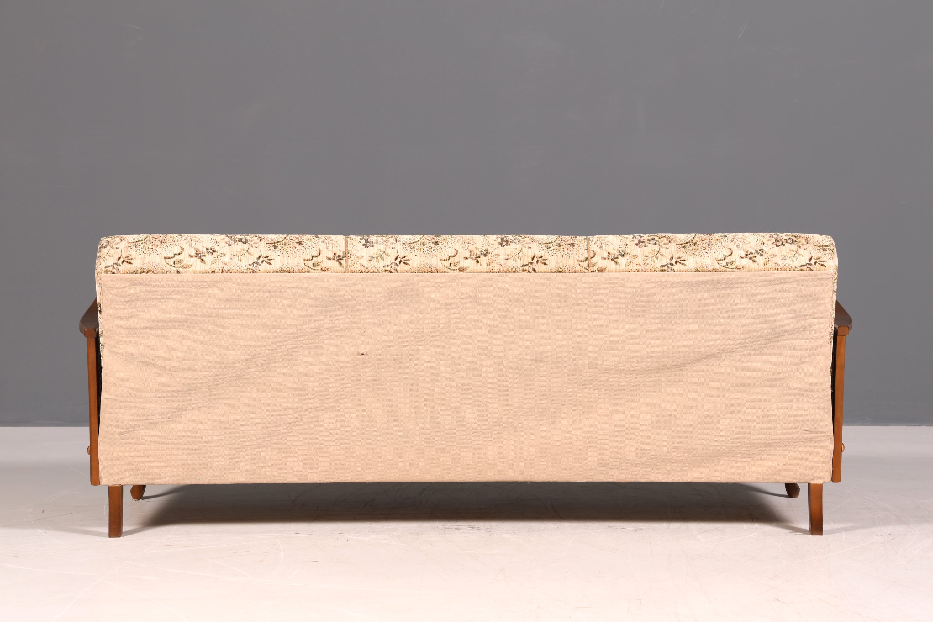 Wunderschöne Chippendale Couch Sofa 3-Sitzer Gästebett Polstersofa Antik Stil Wiener Geflecht Schlafsofa Wohnzimmer Lounge